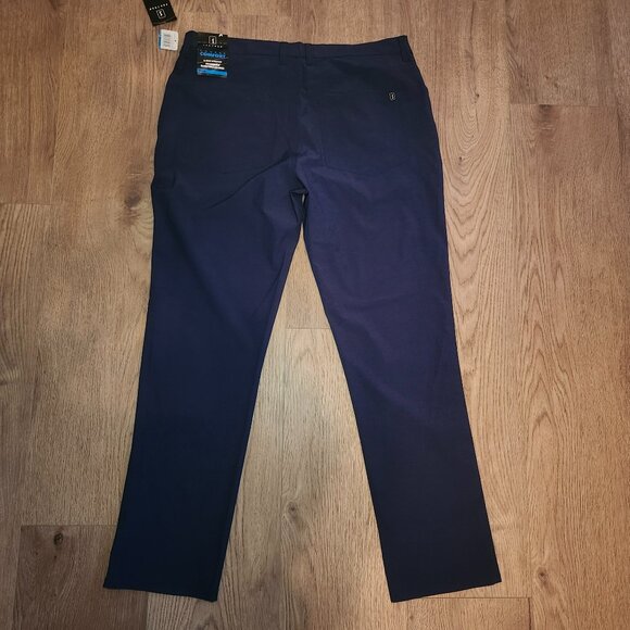 BNWT PGA Navy Blue Performance Golf Trousers – Moisture Wicking – 36x32 - Picture 1 of 4